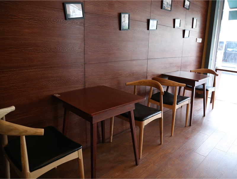 咖啡厅北欧牛角椅